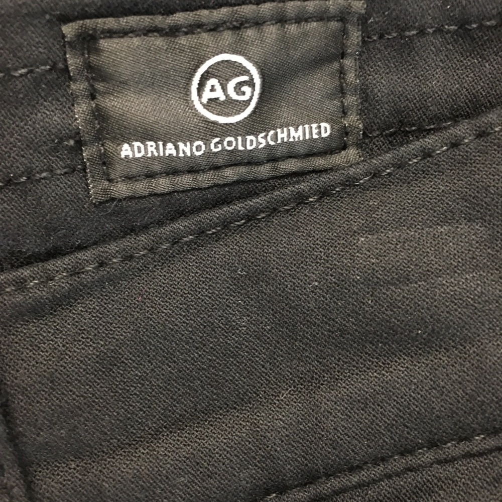 AG The Wyatt Utilitarian Slouchy Skinny Pant Size 27R Black Zipper Utility - Picture 8 of 9